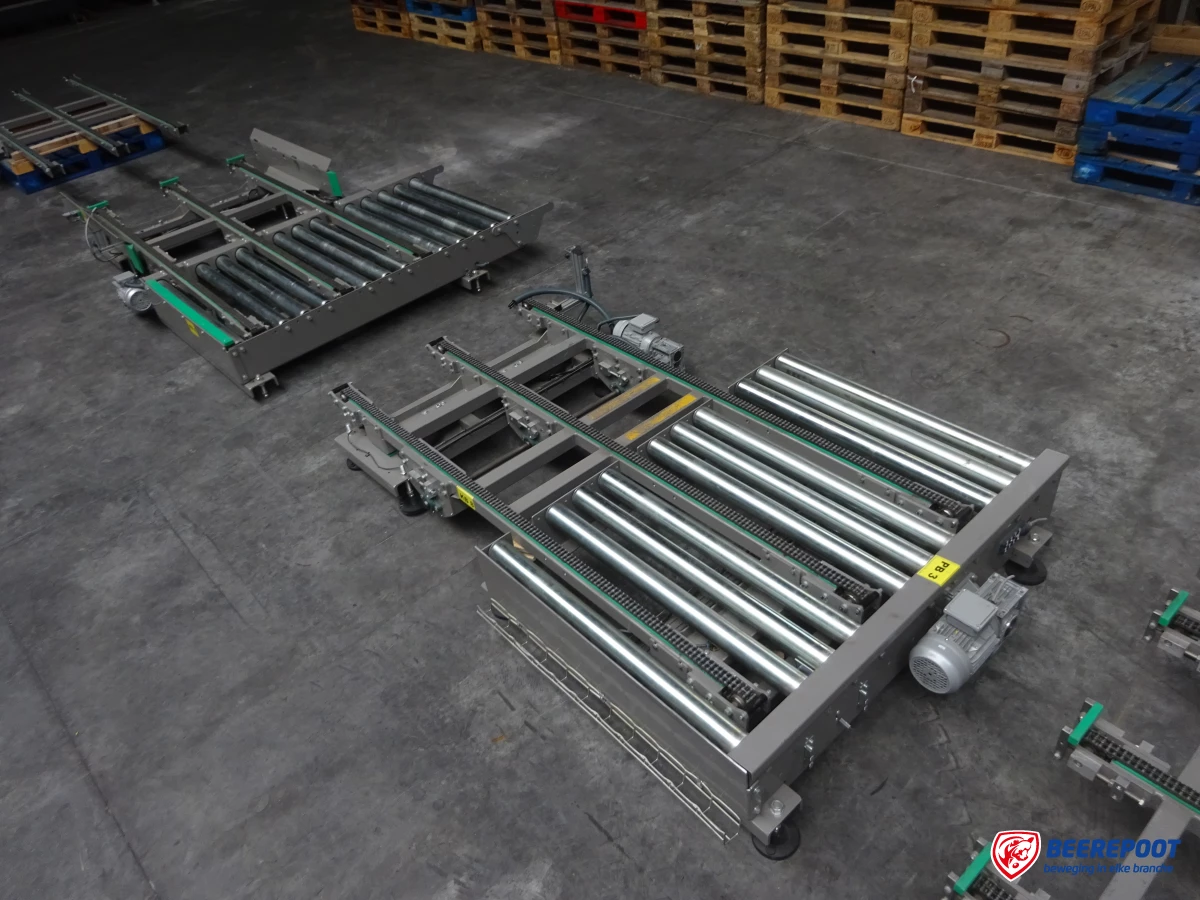 Rollenbaan-/kettingbaanwissels